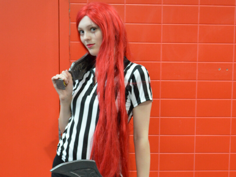 Comic expo street styles, Katarina from League of Legends costume