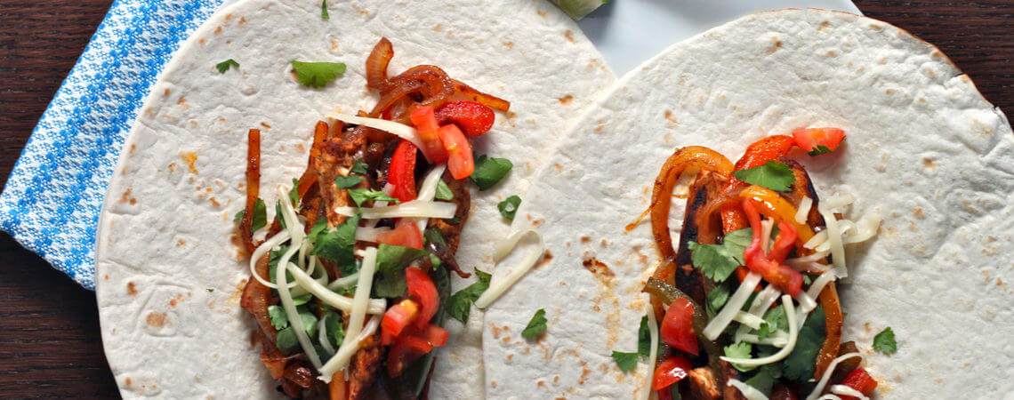 Chicken fajitas