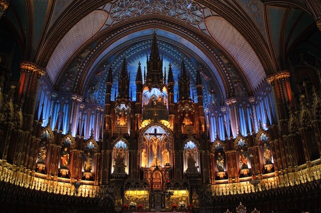 Cathedral in Montreal