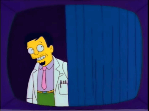 A dentist from The Simpson's TV cartoon series
