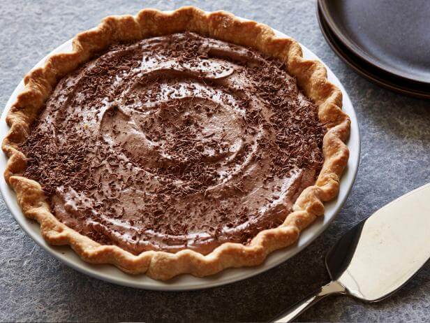 Frozen chocolate pie