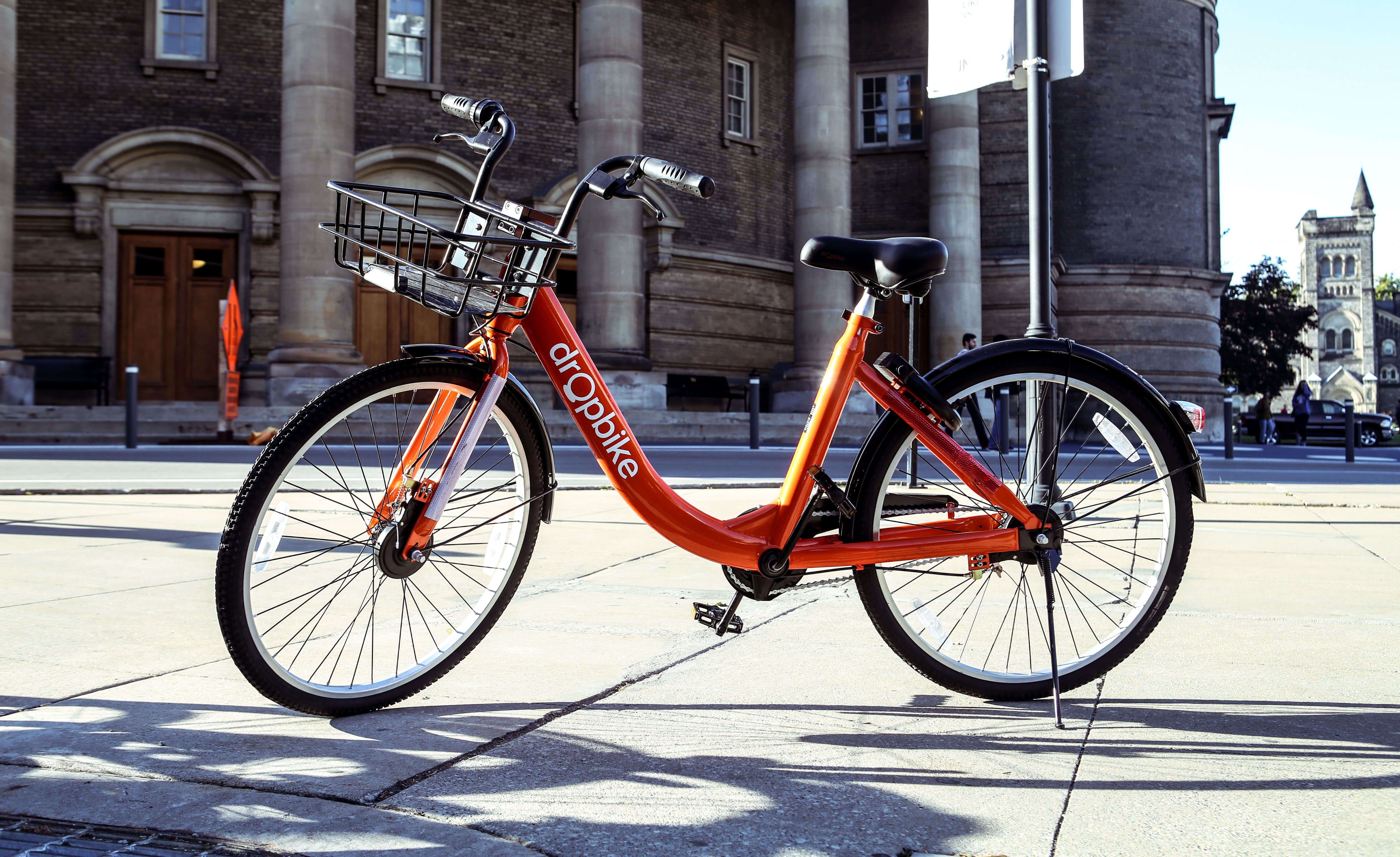Bike with Dropbike logo