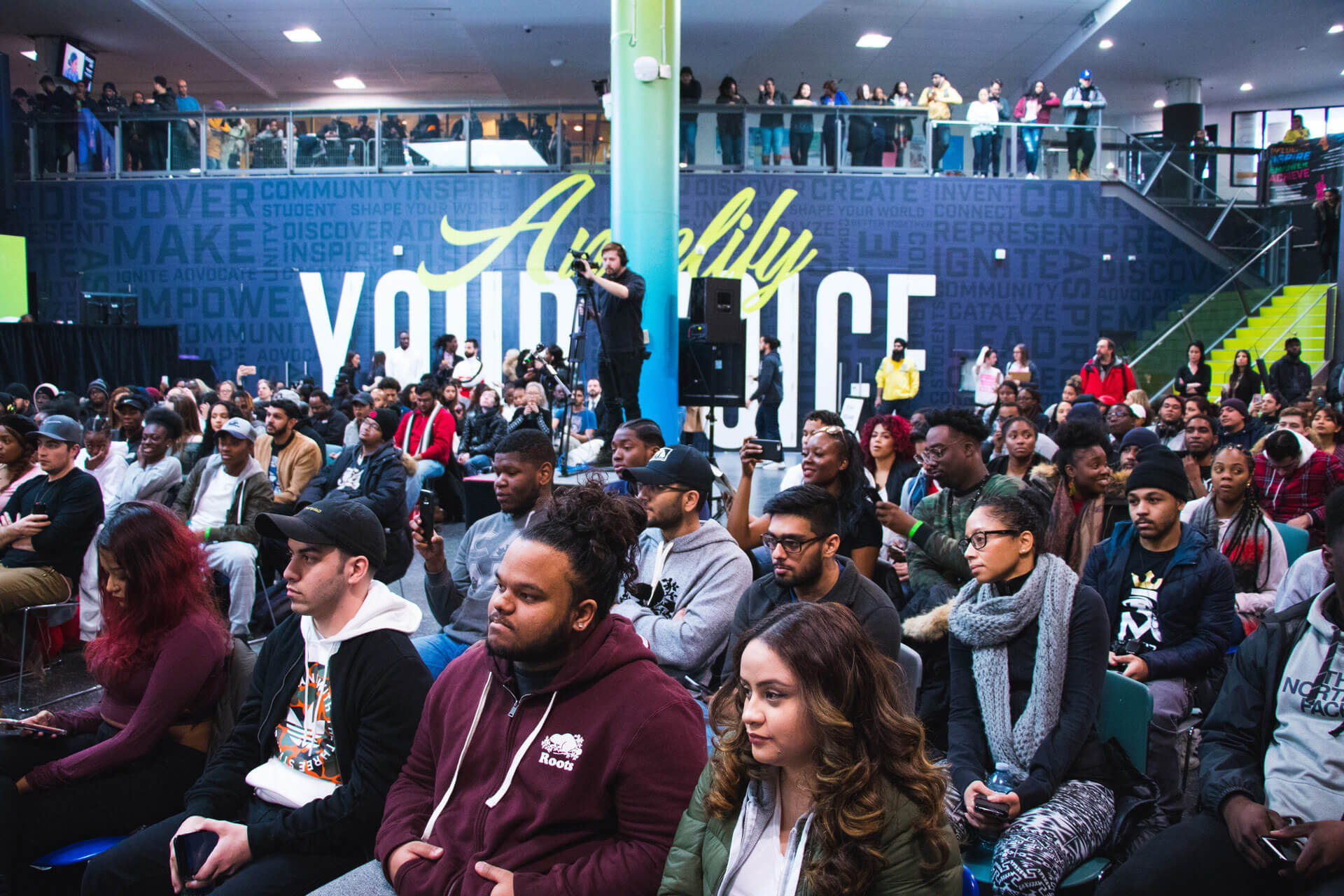 Students at 2018 Humber College IGNITE Real Talks 