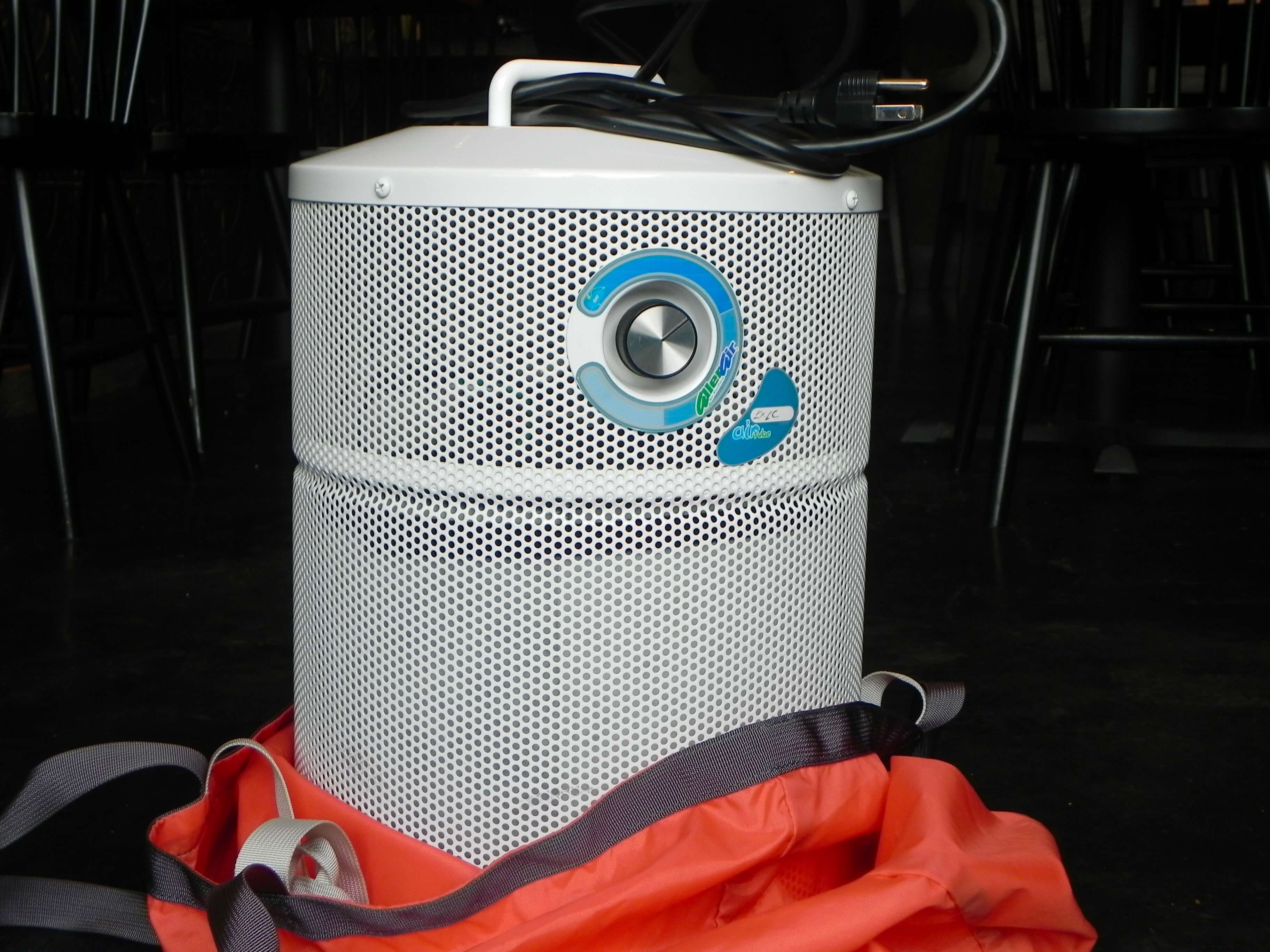 air filter sitting on the ground