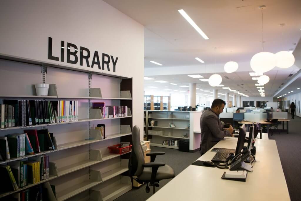 Humber North library front desk