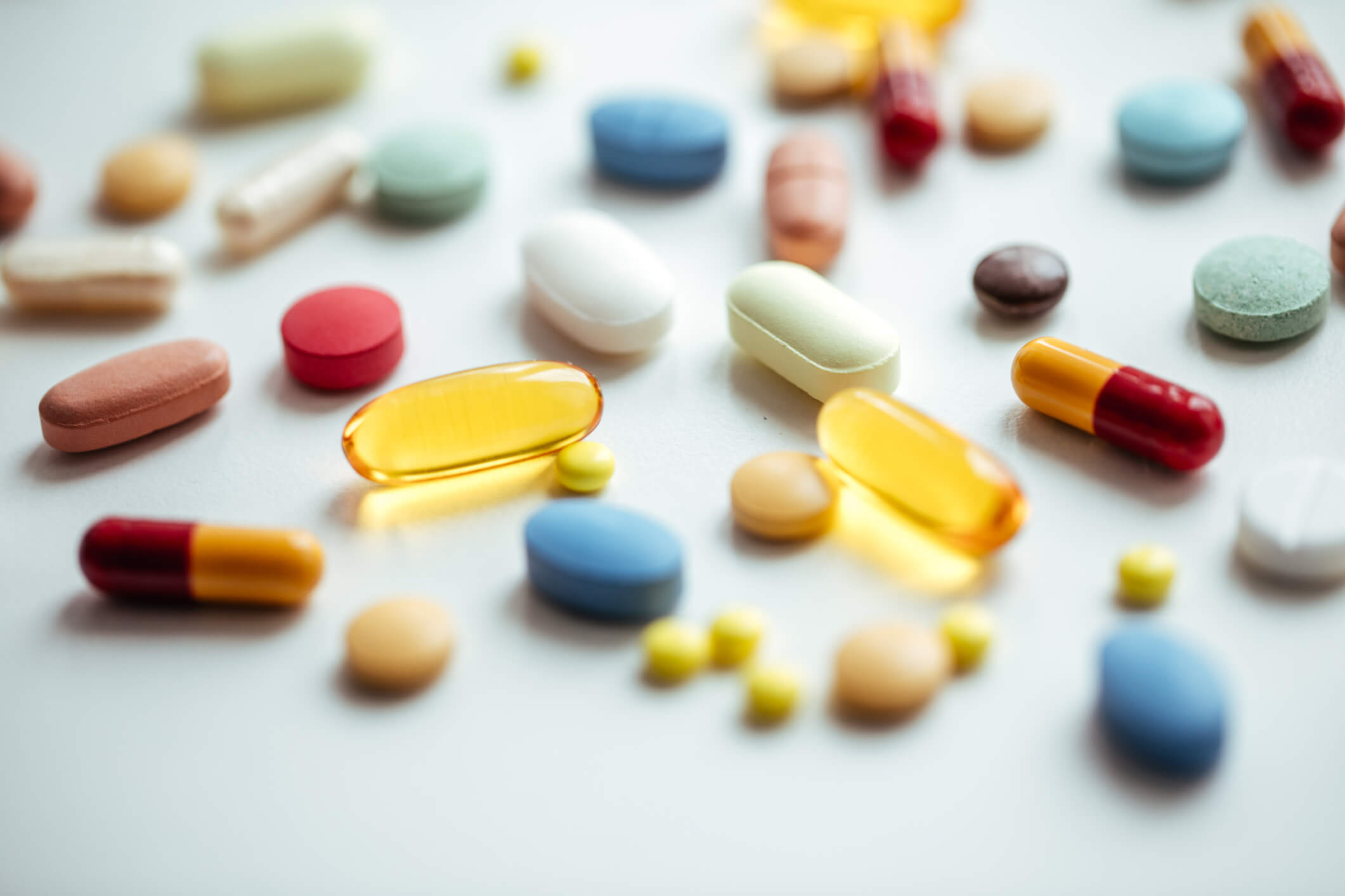 scattered vitamins