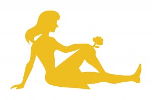 Cartoon Virgo sign