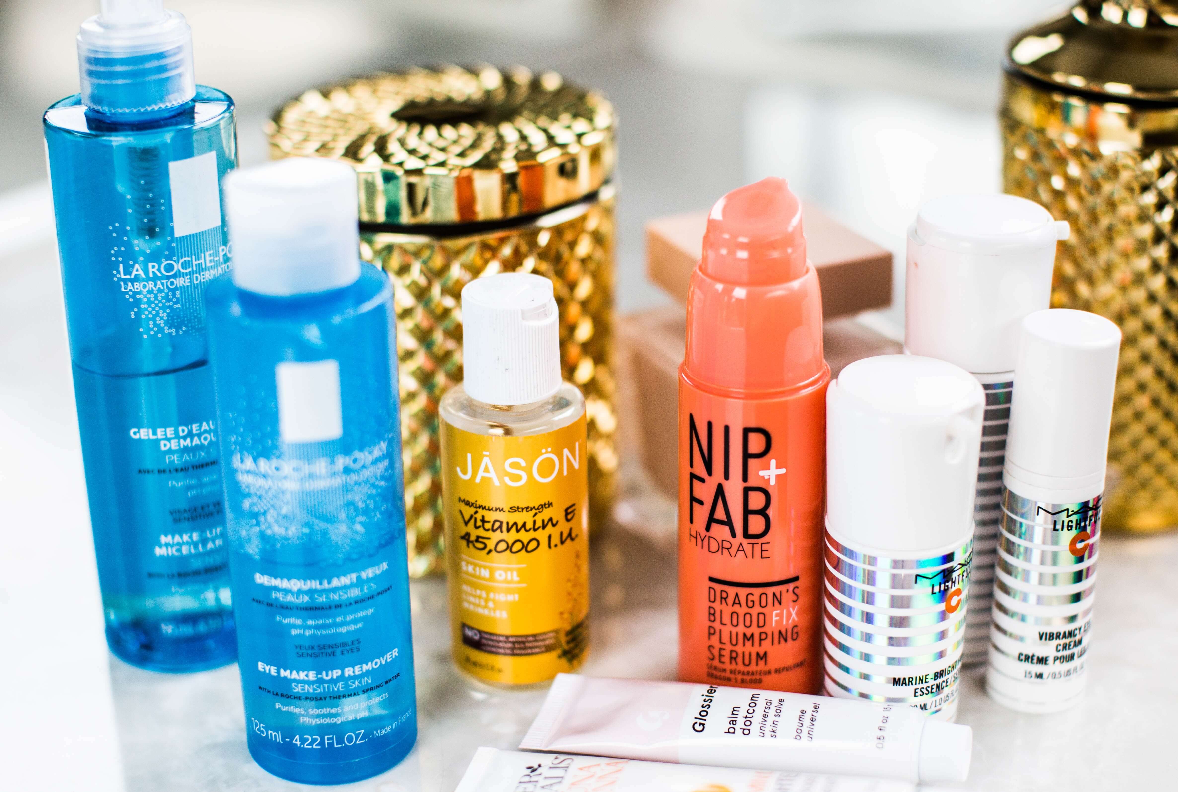 assorted fragrance and beauty products