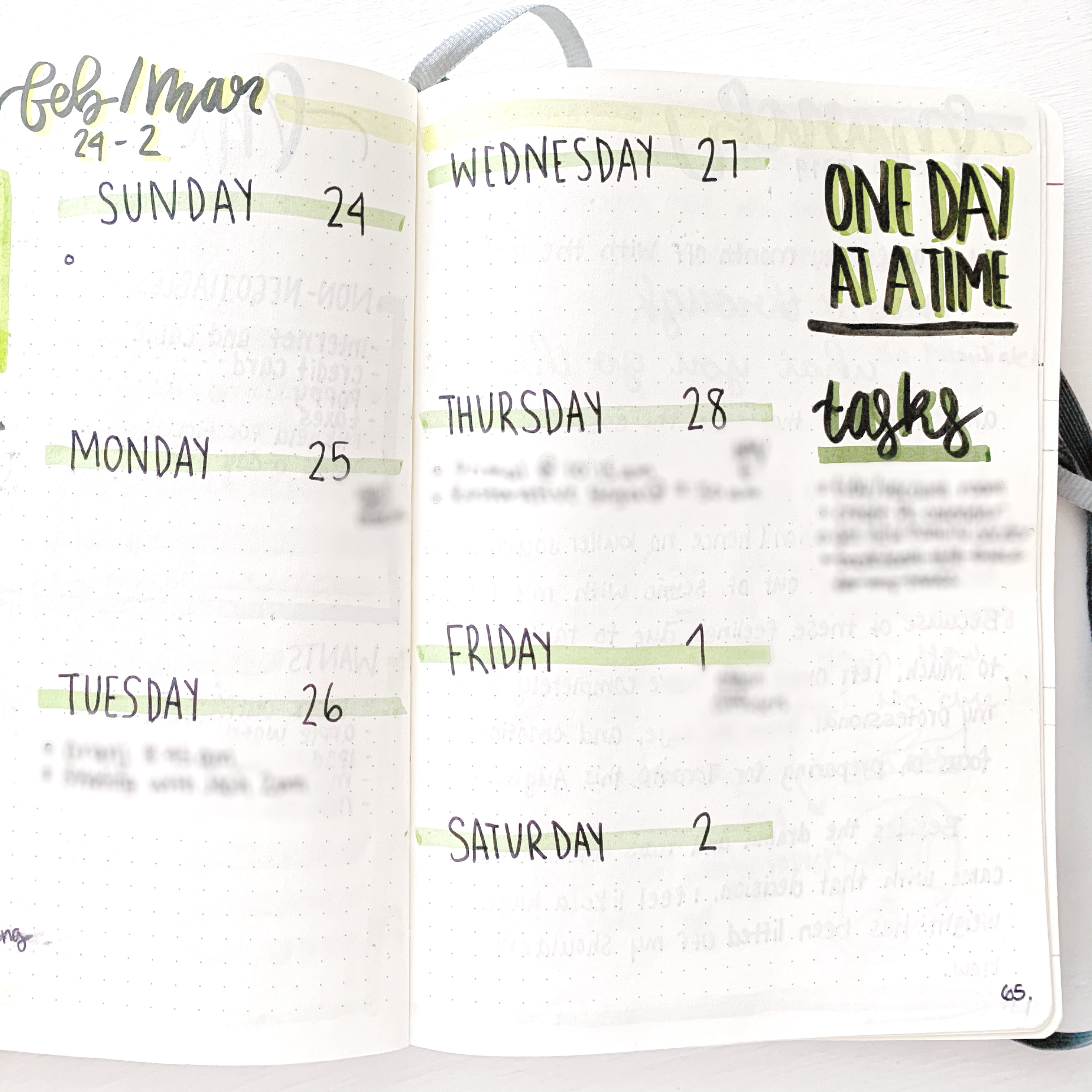 Week calendar 