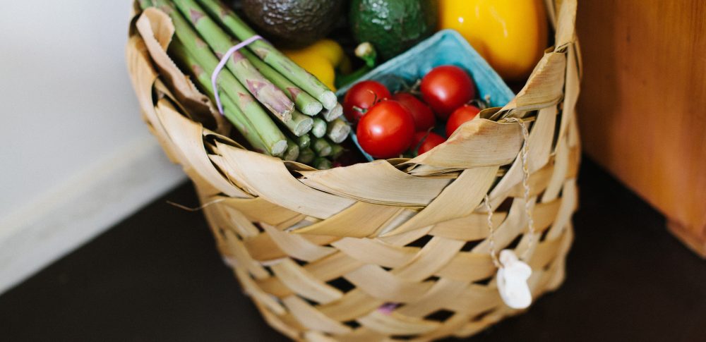 Basket of vegetables 