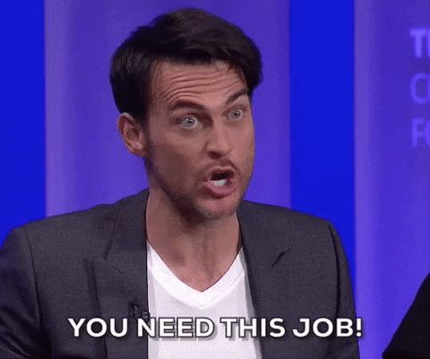 Actor Cheyenne Jackson says, "You need this job!"